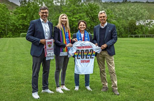 In einem Jahr ist es so weit: Ab der Saison 2022/23 spielen auch Mädchen und Frauen unter dem Dach des VfB Stuttgart Fußball. Foto: VfB