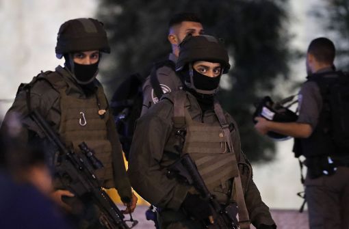 Zwei Palästinenser hätten laut Polizei am Freitag in Jerusalem auf Sicherheitskräfte geschossen. Foto: AFP