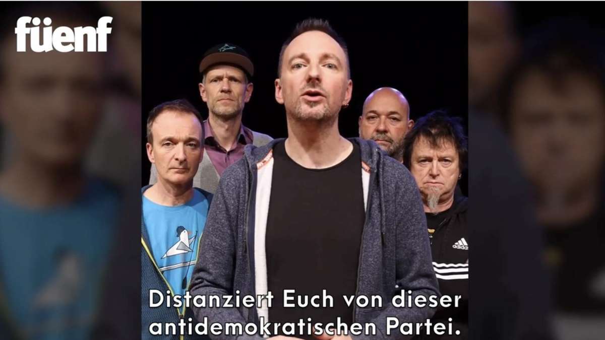 Aktion gegen rechts mit den Füenf aus Stuttgart: 28 deutsche  A-Cappella-Bands warnen in einem Video vor der AfD - Stuttgart