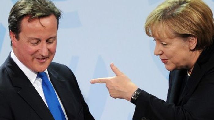 Merkel und Cameron sind sich uneinig