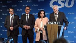 CSU holt   vierten Kabinettsposten