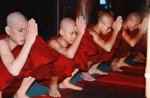 Jeder Junge in Myanmar geht eine Zeit lang als Novize in ein Kloster, um mit den Lehren Buddhas vertraut zu werden. Foto: Funke
