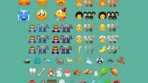 Die Smartphones bekommen wieder einmal einen Emoji-Nachschub. Screenshot:Twitter/@Emojipedia