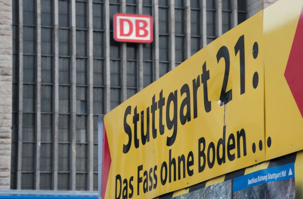 S21: das Bauprojekt hat im Bundestag eine kontroverse Debatte ausgelöst. Foto: dpa
