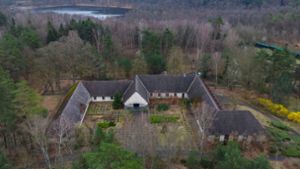 Die ehemalige Villa von Reichpropaganda-Minister Joseph Goebbels auf dem Areal am Bogensee, Foto: Patrick Pleul/dpa