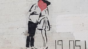 Unbekannter Künstler eifert Banksy nach