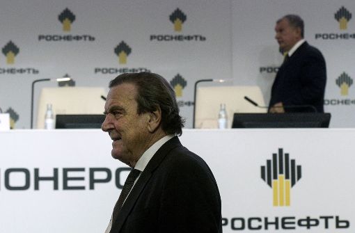 Mitglied des Aufsichtsrats von Rosneft: Gerhard Schröder. Foto: AFP