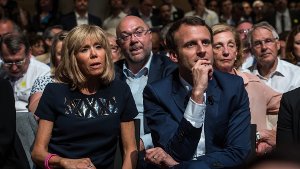Frankreichs Wirtschaftsminister Emmanuel Macron und seine Bewegung en Marche. Foto: EPA