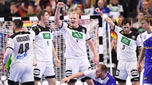 Deutsche Handballer besiegen Island