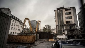 Abriss in Holzstraße bald beendet
