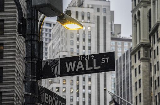 Wall Street in Manhattan – Dreh- und Angelpunkt der Finanzwelt Foto: dpa/Bebeto Matthews