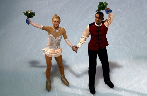 Mächtig Zoff auf dem Eis: Aljona Savchenko und Robin Szolkowy Foto: Getty Images Europe