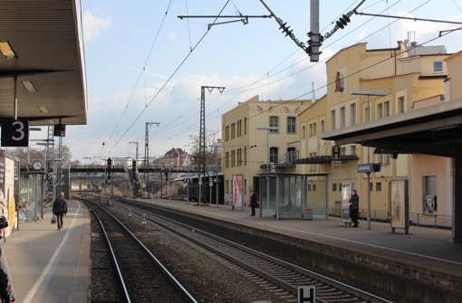 Ein wichtiges Thema bei der Planwerkstatt: eine  bessere Querverbindung über die Gleise am Ludwigsburger Bahnhof. Foto: Pascal Thiel