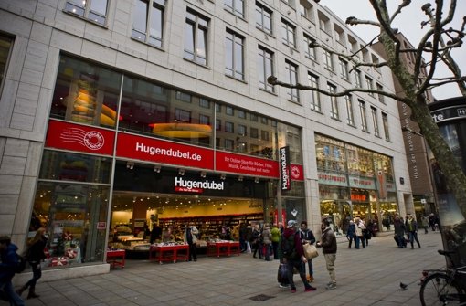 Der Buchhändler Hugendubel schließt seine Filiale in der Königstraße in Stuttgart. Foto: Lichtgut/Max Kovalenko