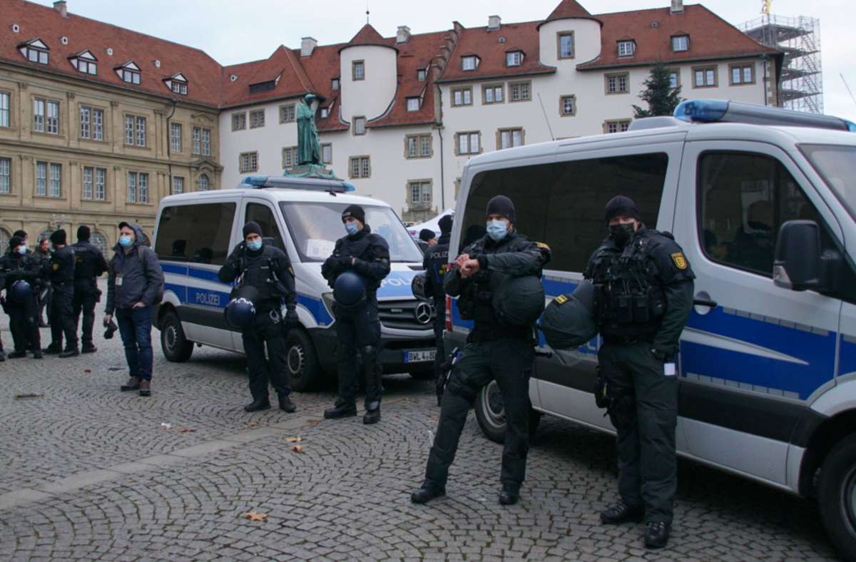 Die Polizei soll nun leichter gegen die Corona-Spaziergänge vorgehen können. Foto: 7aktuell.de/Andreas Werner