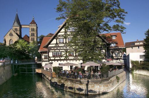 Die Esslinger Gastronomen haben auch exponierte Plätze für Freiluftgenießer. Foto: Ines Rudel