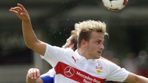 Zwei Tore für den VfB II in Halle: Stürmer Felix Lohkemper Foto: Baumann