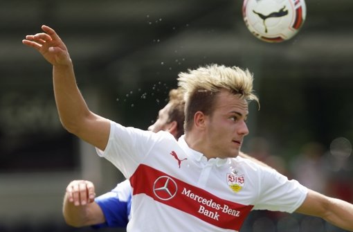 Zwei Tore für den VfB II in Halle: Stürmer Felix Lohkemper Foto: Baumann