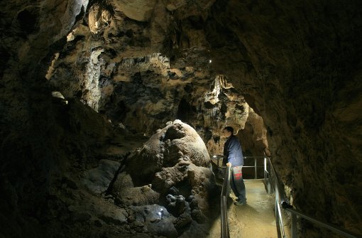 Sontheimer Höhle auf der Blaubeurer Alb ist gesperrt worden. Foto: dpa