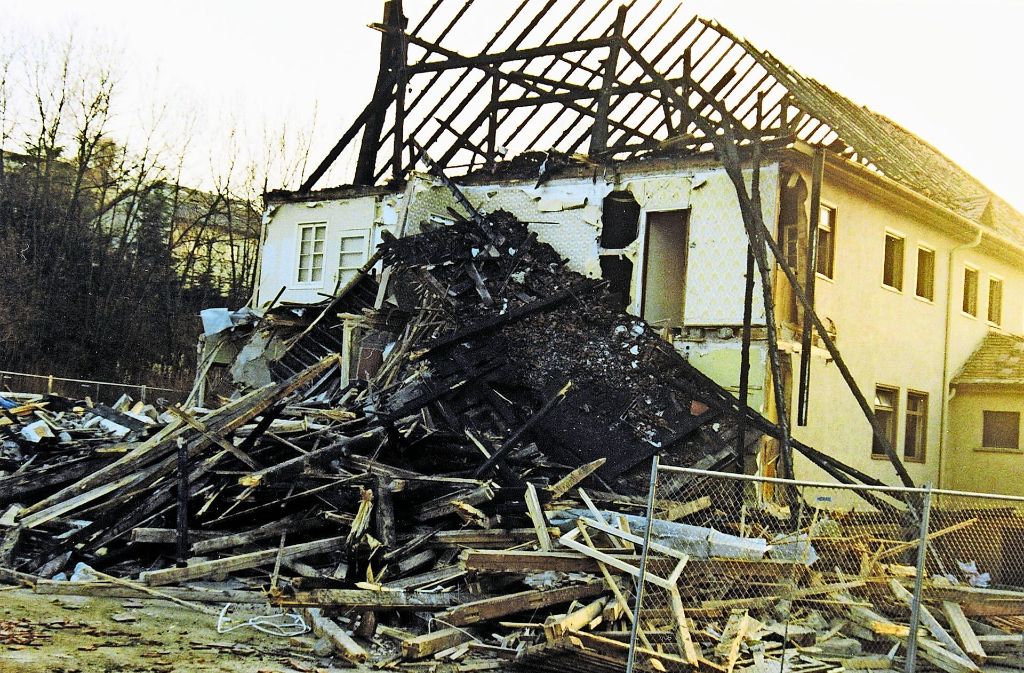Das Vereinsheim in den Käppeleswiesen ist 1989 einem Brand zum Opfer gefallen.