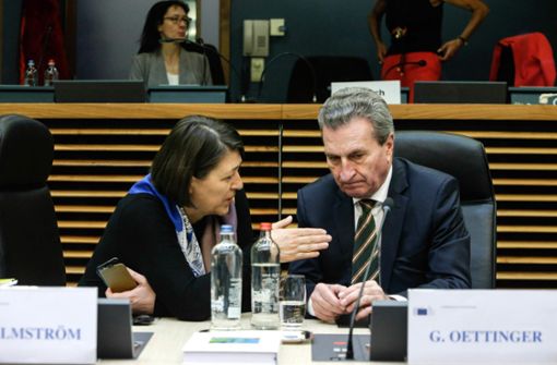 Günther Oettinger hat die Interessen der EU im Blick Foto: AFP