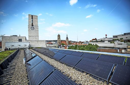 Photovoltaik in Stuttgart: es geht voran, aber anderswo geht es schneller. Foto: Lichtgu//Leif Piechowski