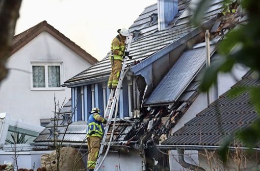 In Berkheim hat der Dachstuhl eines Wohnhauses gebrannt. Foto: SDMG/ Boehmler