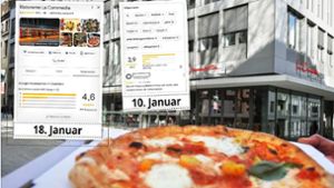 Ist die gelieferte Pizza kleiner als die im Restaurant La Commedia? Die Google-Rezension dazu wurde gelöscht. Foto: Lichtgut/Max Kovalenko