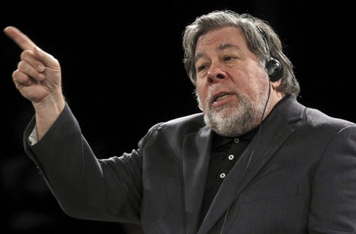 Apple-Mitgründer Steve Wozniak wird auf der CeBIT in Hannover erwartet. Foto: dpa