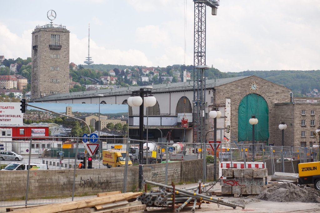 ... Bilder von der Stuttgarter Bahnhofsbaustelle im Mai 2013 - klicken Sie sich durch! Foto: www.7aktuell.de | Florian Gerlach