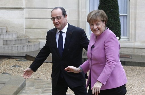 Merkel und Hollande haben sich am Freitag in Paris getroffen. Foto: Getty Images Europe