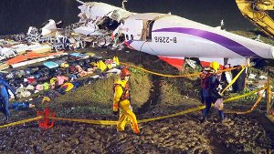 Mindestens 31 Menschen kamen bei dem Flugzeugabsturz in Taipeh ums Leben. Foto: dpa