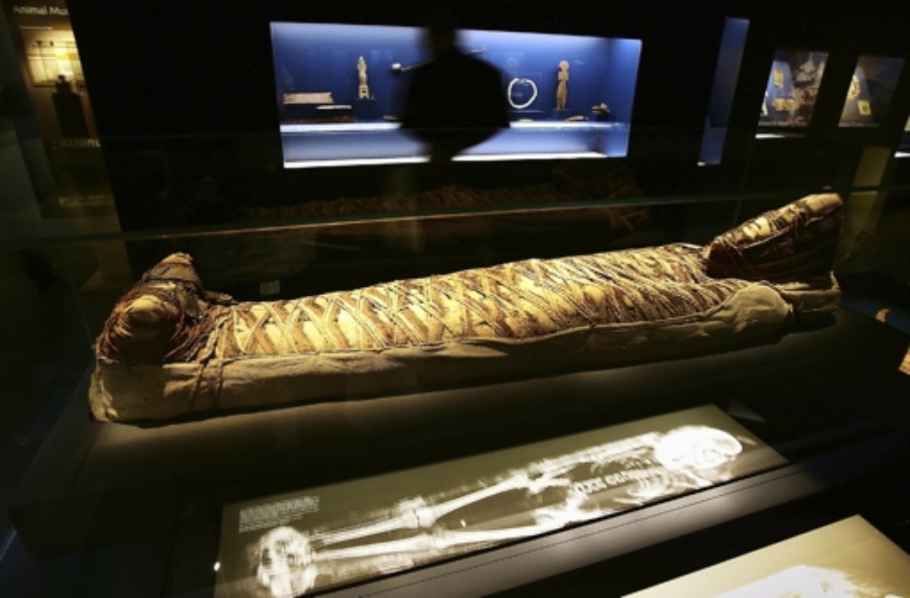 Große Landesausstellungen ohne Landesbezug: Ägyptische Mumien in Stuttgart (2007/2008). Foto: dpa