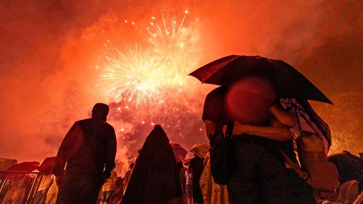 Veranstaltung in Stuttgart: Feuerwerkspektakel beim Lichterfest