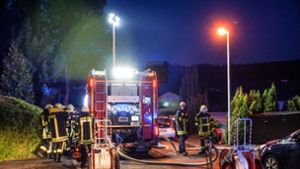 Die Feuerwehr rückte in der Nacht zum Mittwoch zu einem Einsatz in Aidlingen aus. Foto: SDMG/Dettenmeyer