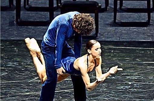 Miriam Kacerova,  Pablo von Sternenfels in Clugs „Ssss . . .“Stuttgart Ballett Foto:  