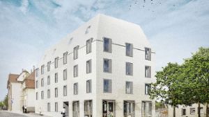 Viel Holz: So soll das neue Hotel  Garni an der Bauhofstraße einmal aussehen. Foto: Büro Von M