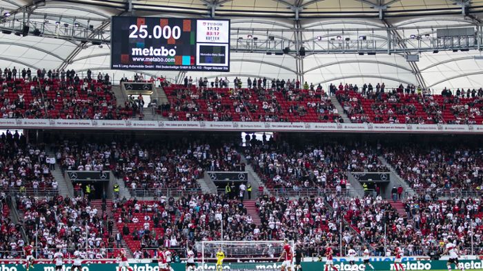 VfB Stuttgart erhöht die Zuschauerkapazität