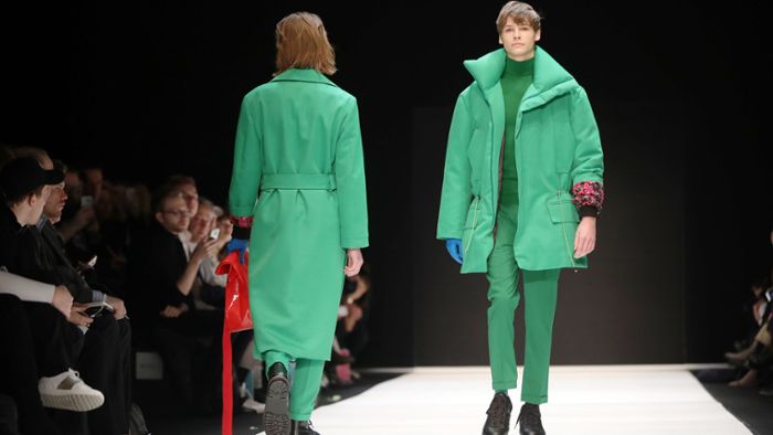 Berliner Modewoche startet mit grünen Männern