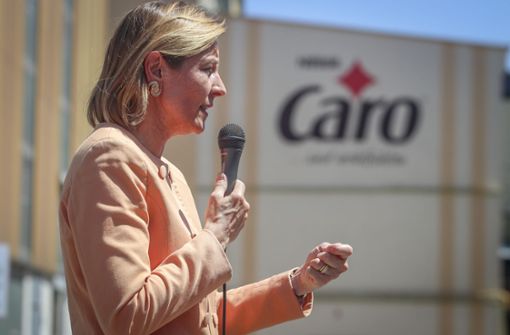Die Nestlé-Chefin Béatrice Guillaume-Grabisch hat im Juli 2018 die Schließung des Caro-Werkes in Ludwigsburg verkündet. Foto: factum/Granville