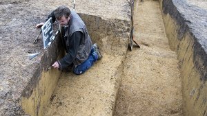 Archäologen haben in Kirchheim unter Teck ein 7000 Jahre altes Dorf ausgegraben.  Foto: dpa