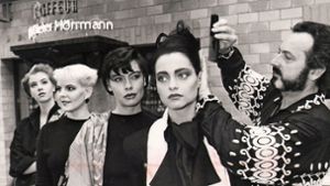 Ralph-Dieter Hörrmann im Jahr 1988 mit Haar-Models Foto: Thomas Hörner
