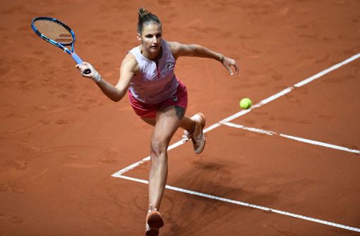 Karolina Pliskova steht in Stuttgart im Viertelfinale. Foto: dpa/Thomas Kienzle