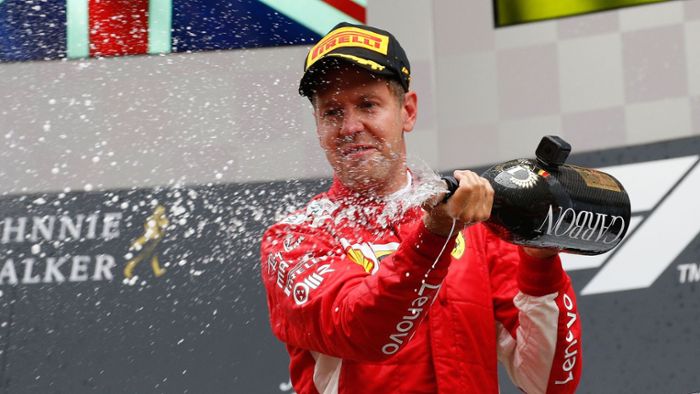 Vettel setzt Konter im WM-Kampf: Sieg vor Hamilton in Belgien
