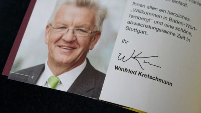 Kretschmanns falsche Unterschrift