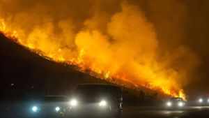 Kalifornien wird dieser Tage von schweren Waldbränden erschüttert. Foto: SB News-Press via ZUMA Wire