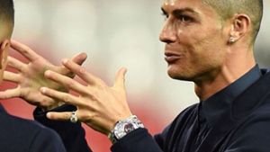 Cristiano Ronaldo protzt mit Diamanten-Uhr