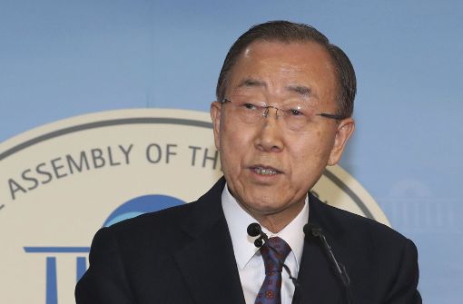 Der ehemalige UN-Generalsekretär Ban Ki Moon ist enttäuscht vom politischen Establishment Südkoreas. Am Mittwoch hat Ban bekannt gegeben, nicht Präsident werden zu wollen. Foto: Yonhap