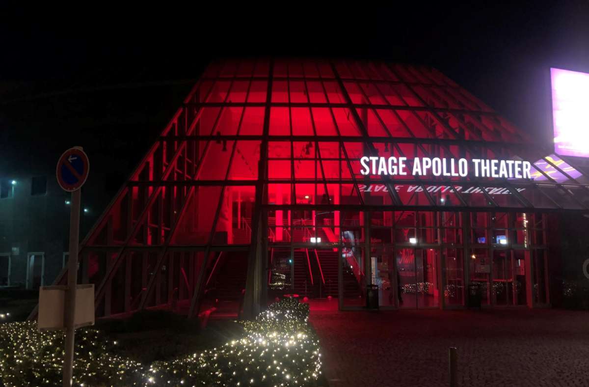 Das Apollo-Theater zeigt an: Alarmstufe rot für Musicals.