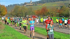 Mehr als 5000 Läuferinnen und Läufer bringt der Bottwartal-Marathon alljährlich in Bewegung. Foto: Werner Kuhnle